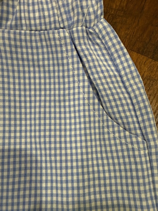 Stitchy Fish Girls Floral Blue Ruffle Matching Set - Picture 8 of 10